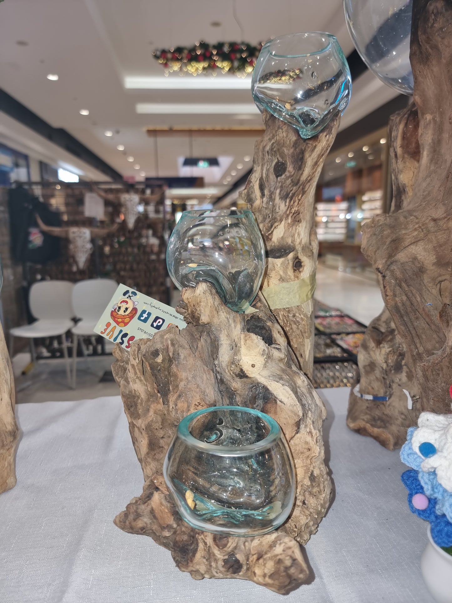 Glass Display Bowl Trees
