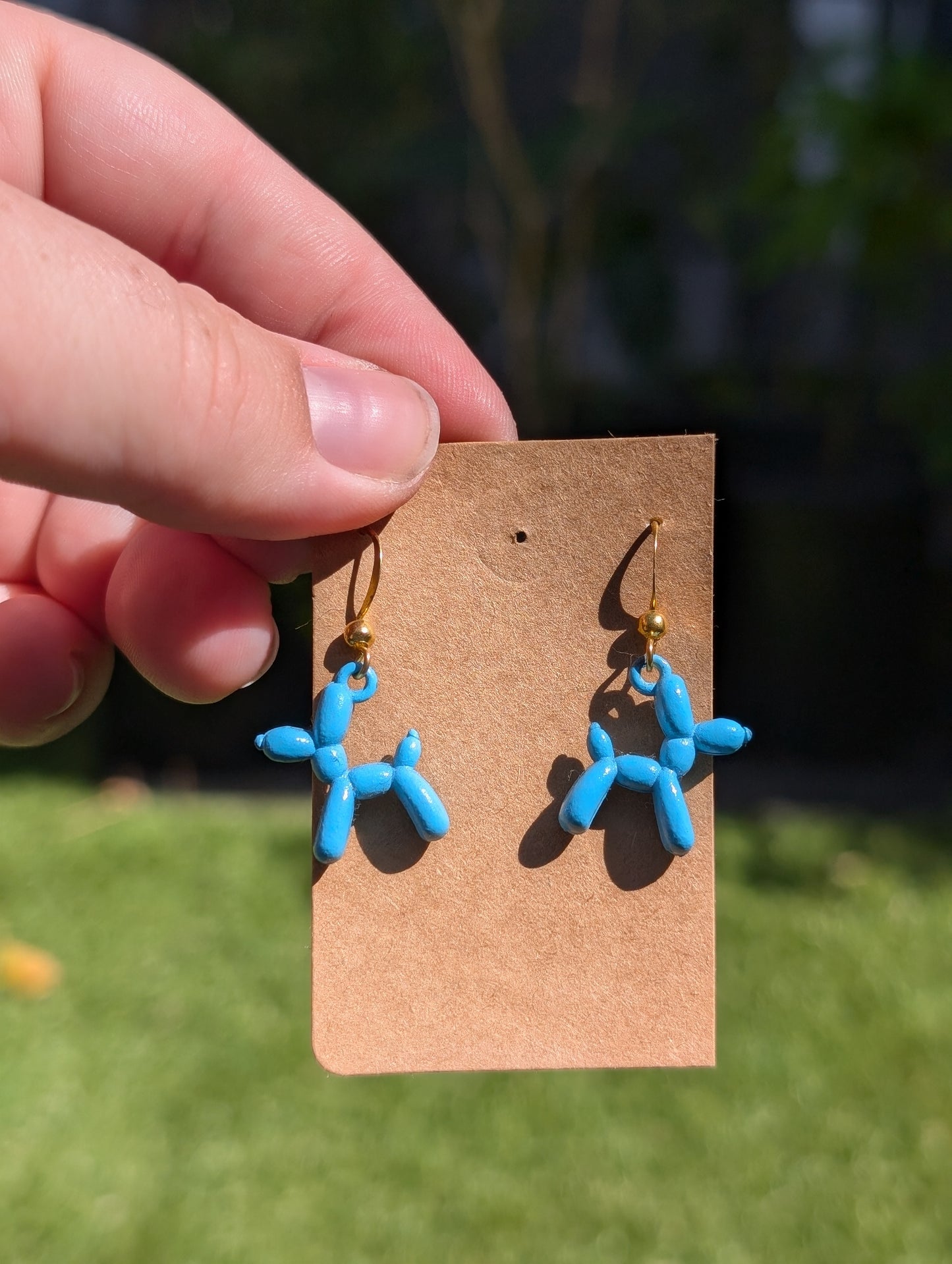 Balloon Dog Earrings