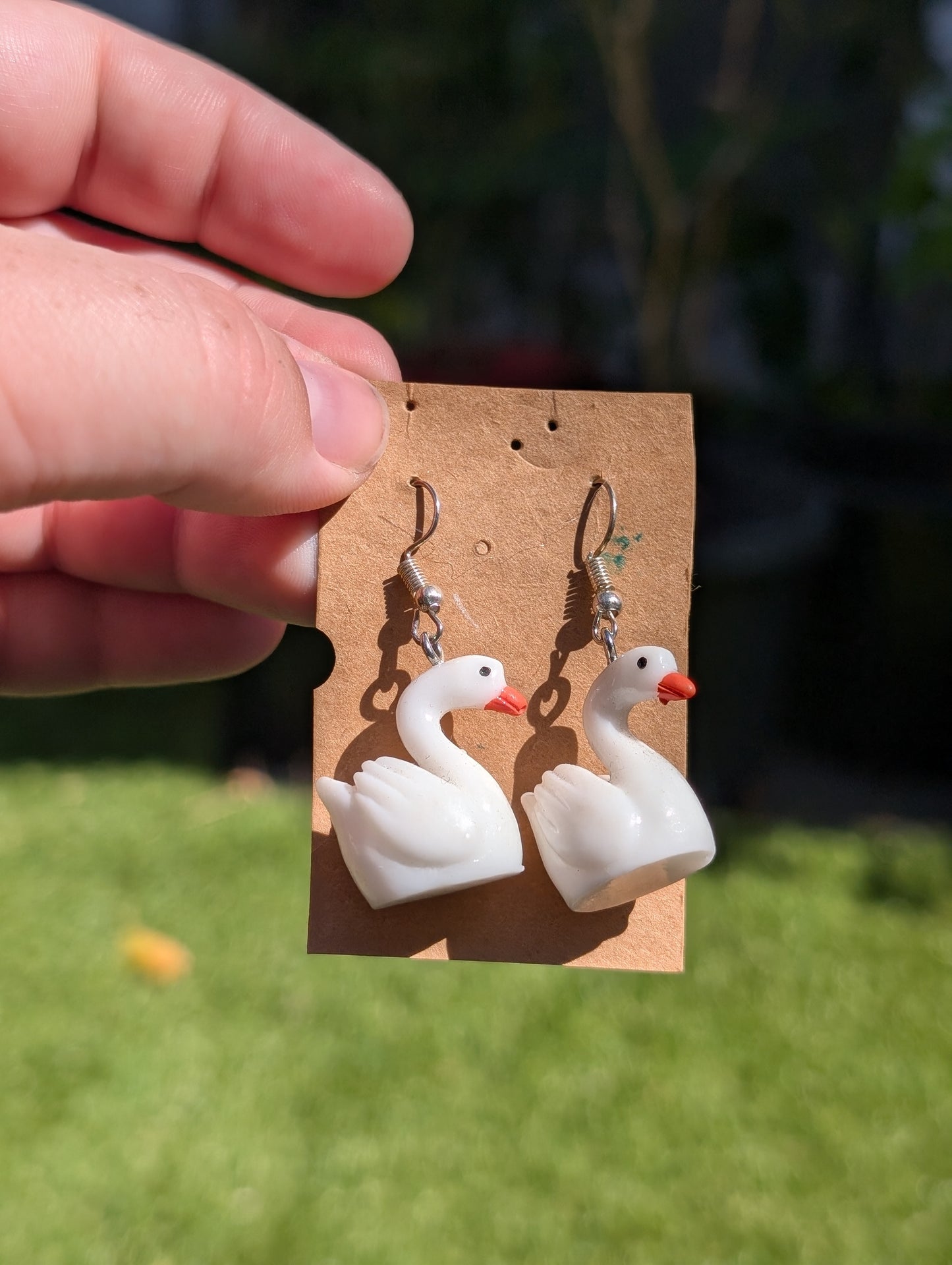 Swan Earrings