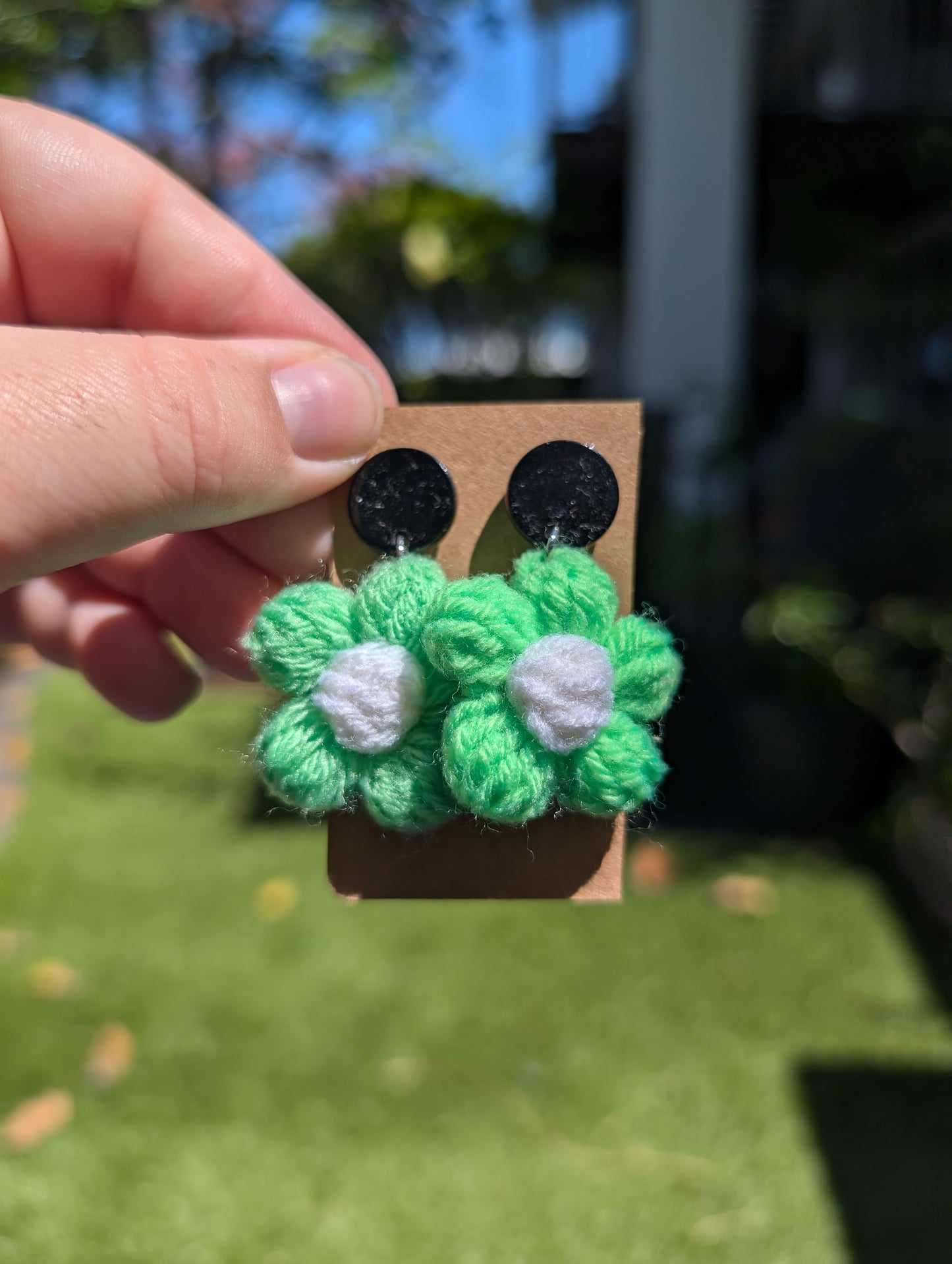 Crochet flower Earrings