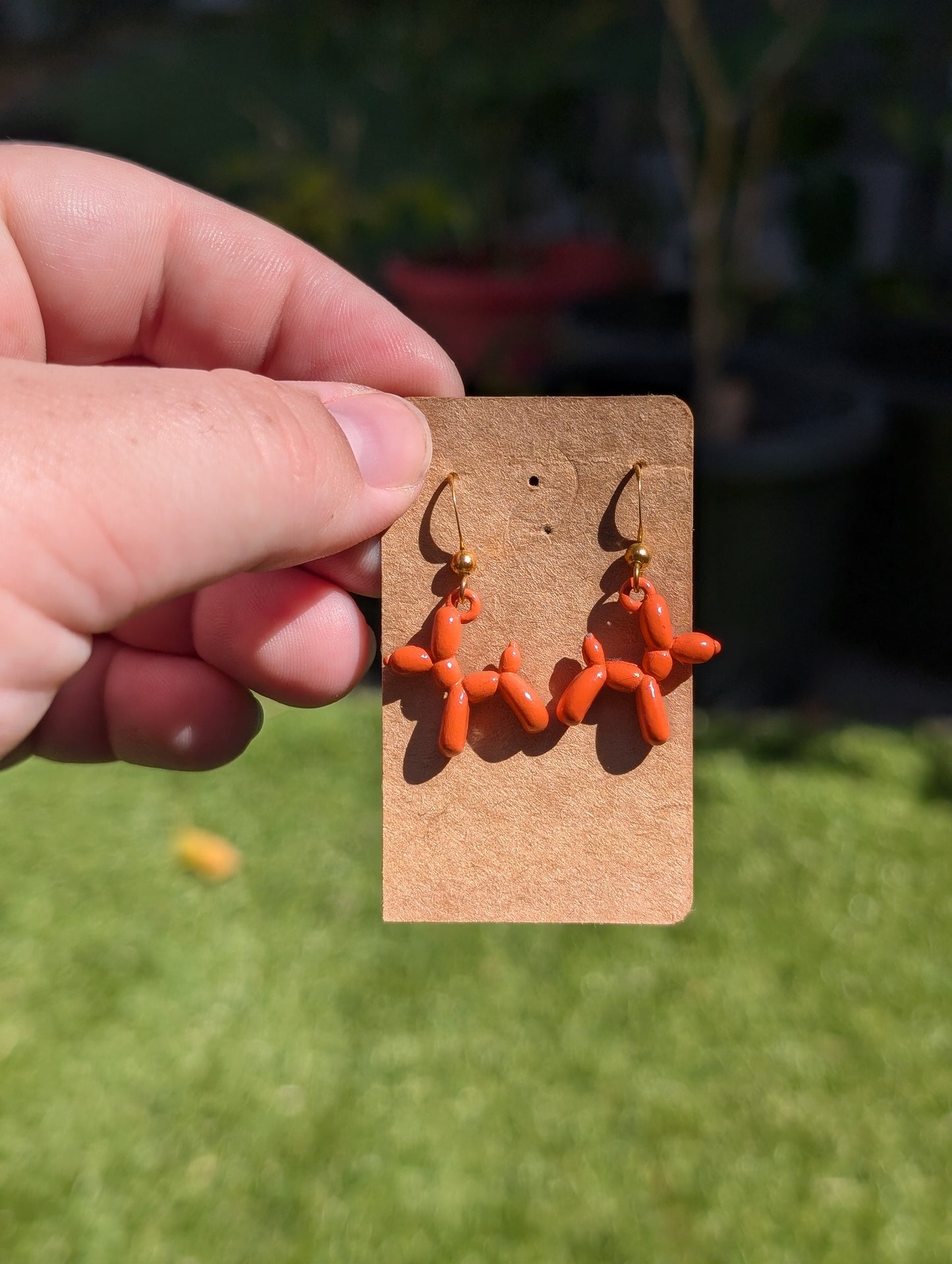 Balloon Dog Earrings