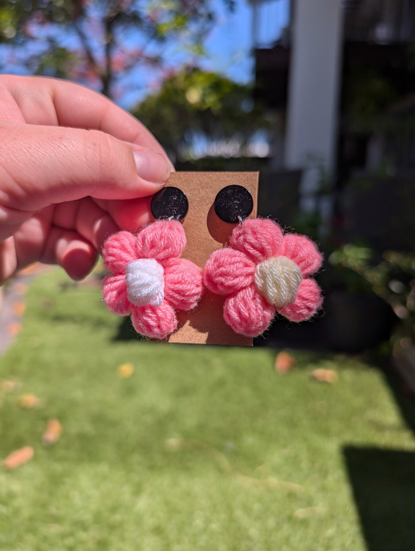 Crochet flower Earrings
