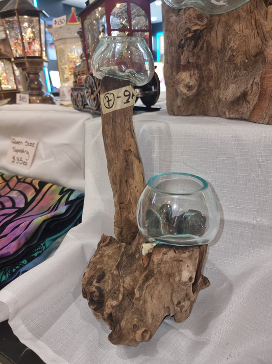 Glass Display Bowl Trees