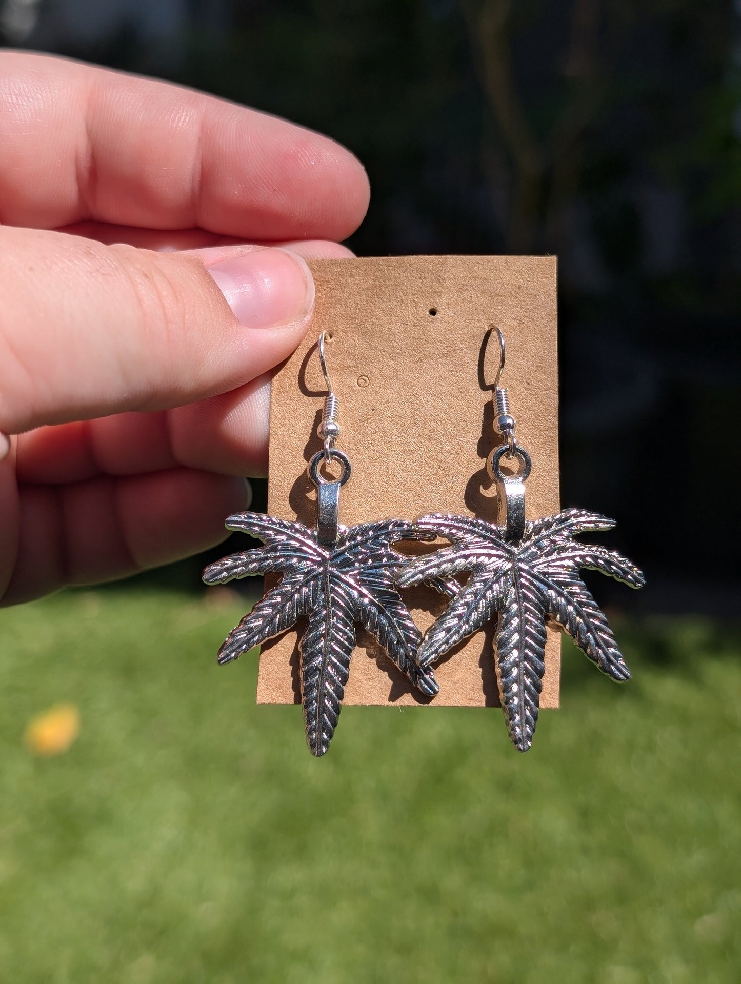 Marijuana Leaf Earrings