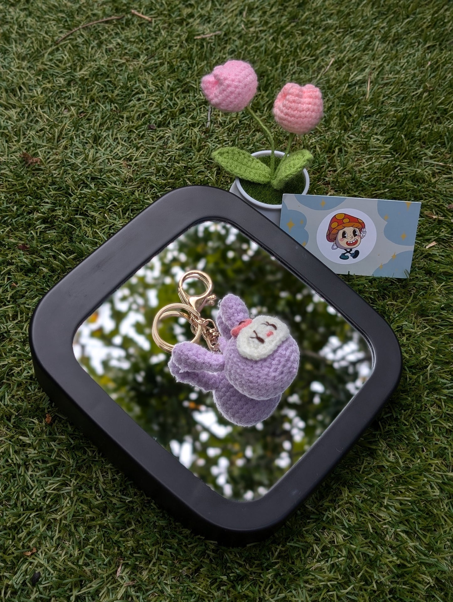 Crochet Sanrio Keychains