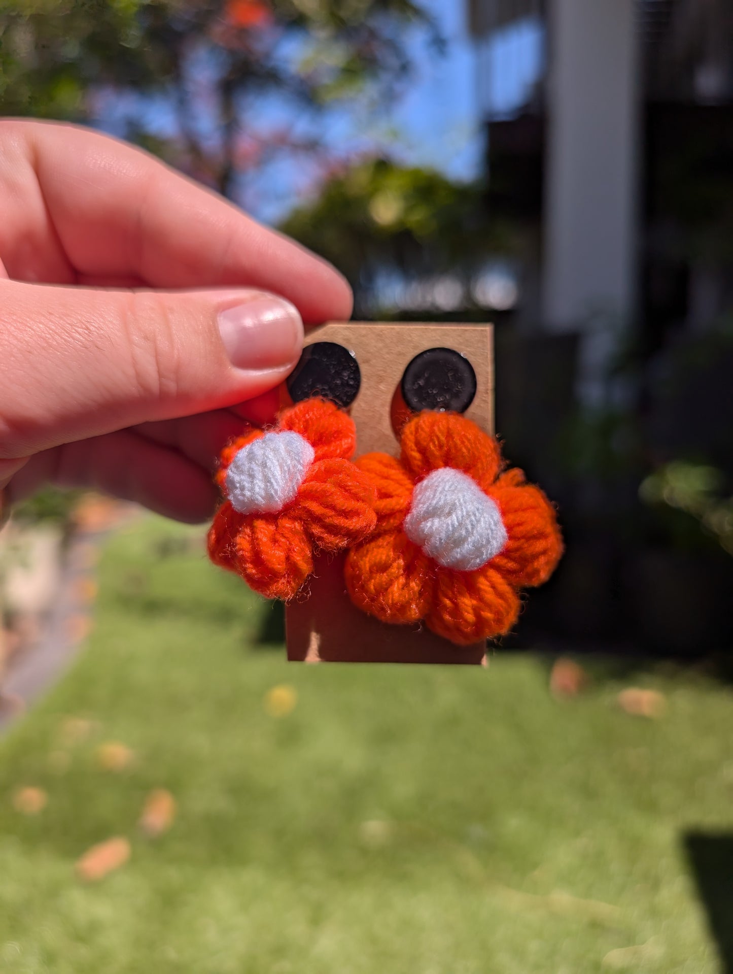 Crochet flower Earrings