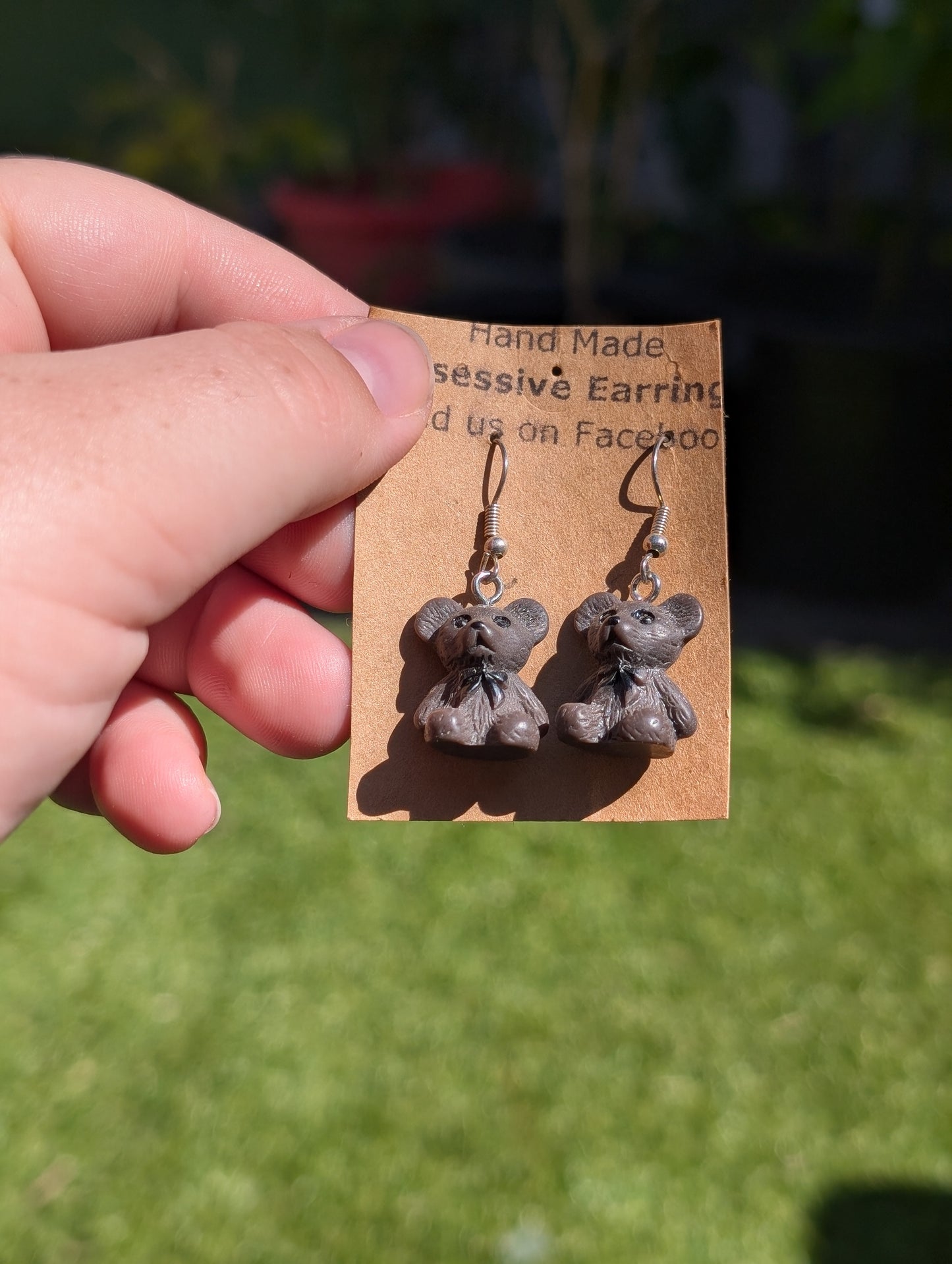 Teddy Bear Earrings