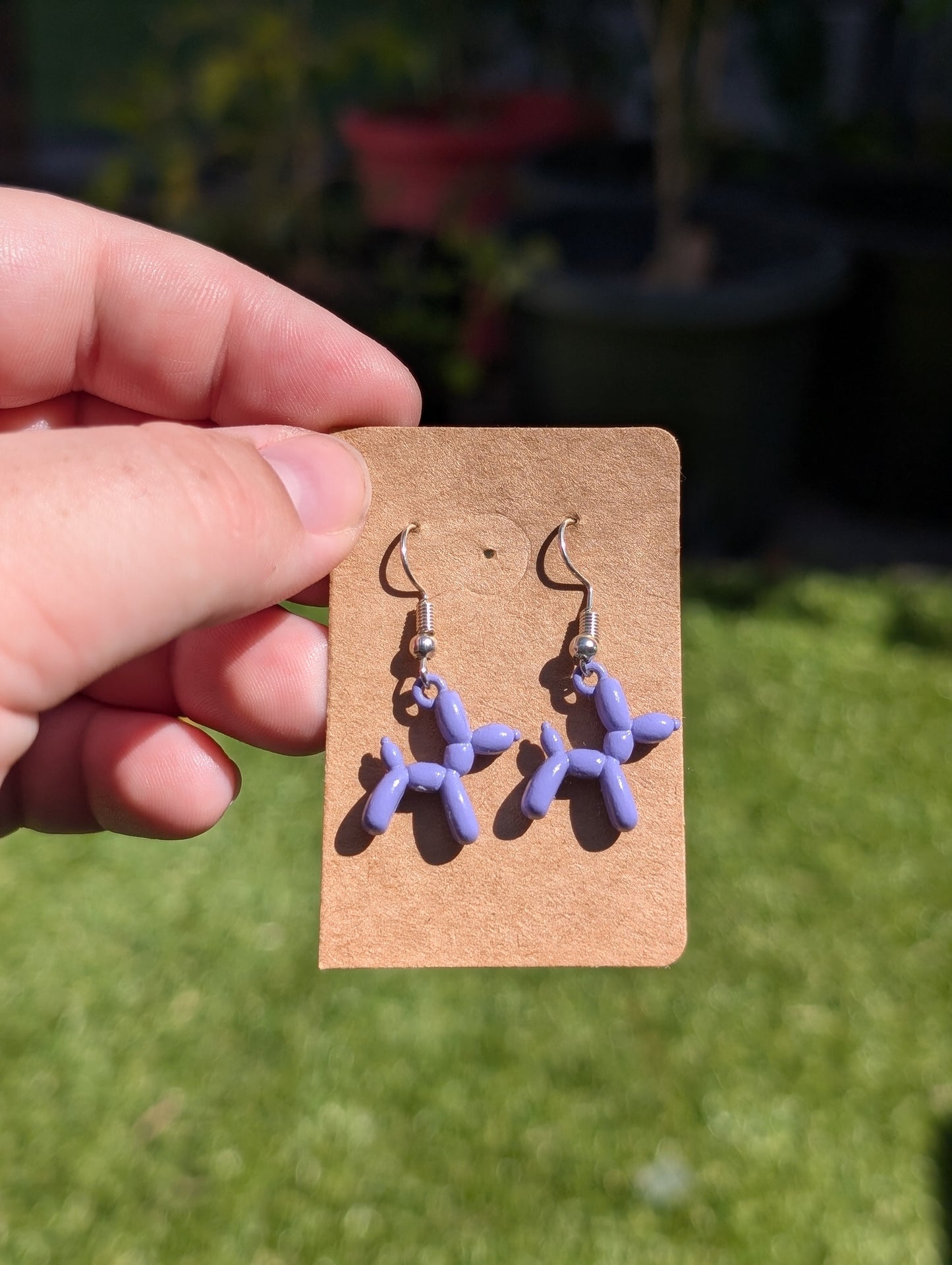 Balloon Dog Earrings