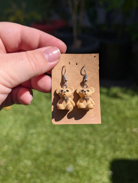 Teddy Bear Earrings