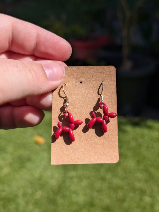 Balloon Dog Earrings