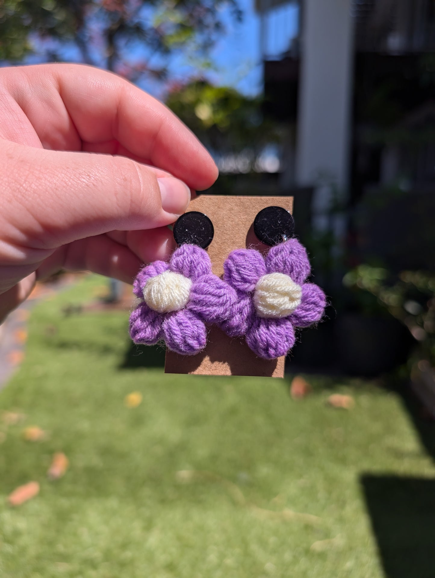 Crochet flower Earrings