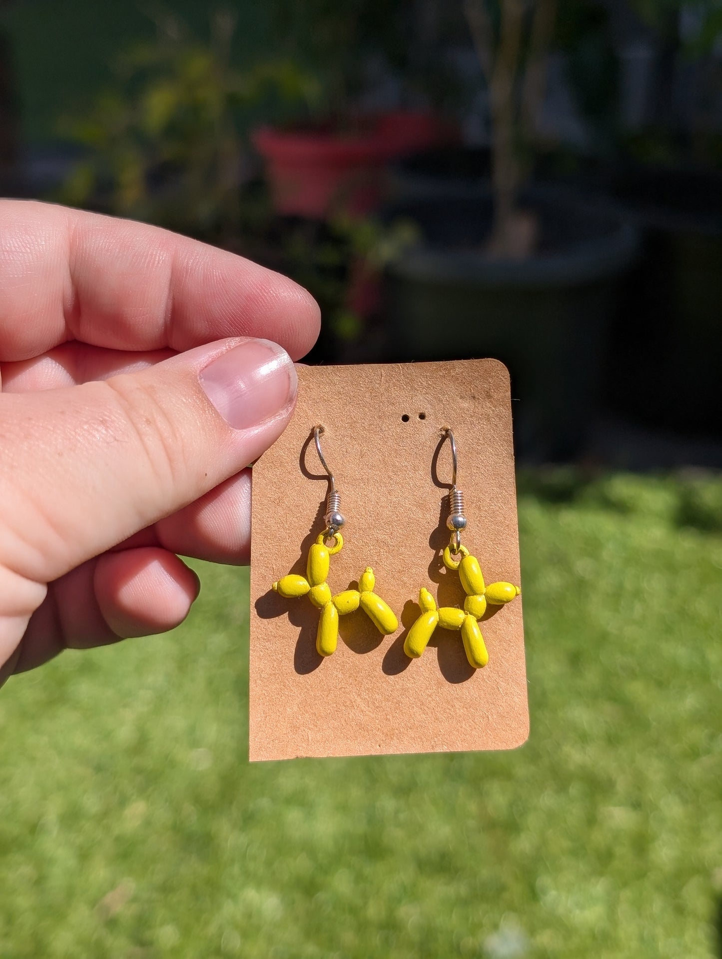 Balloon Dog Earrings
