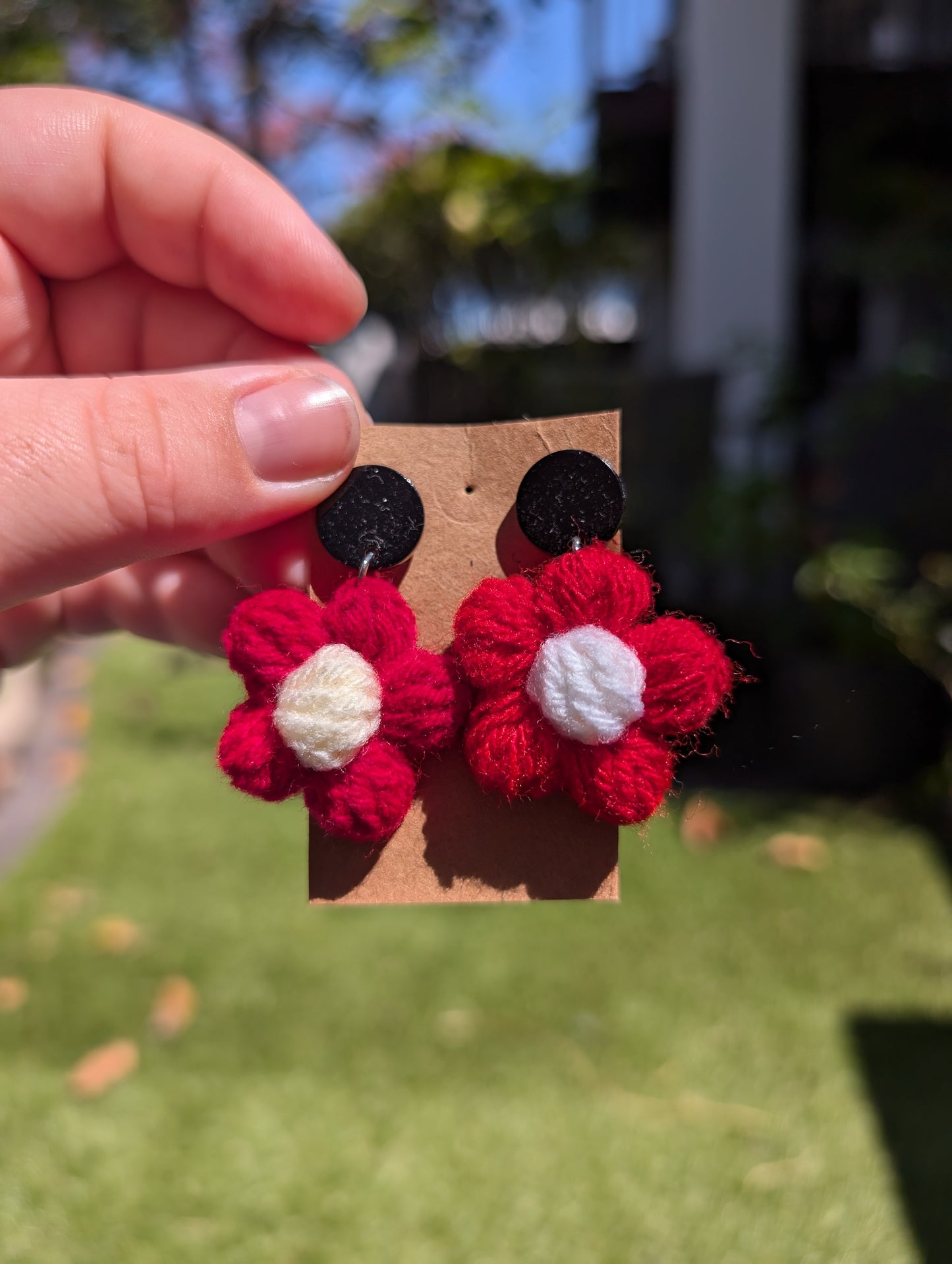 Crochet flower Earrings