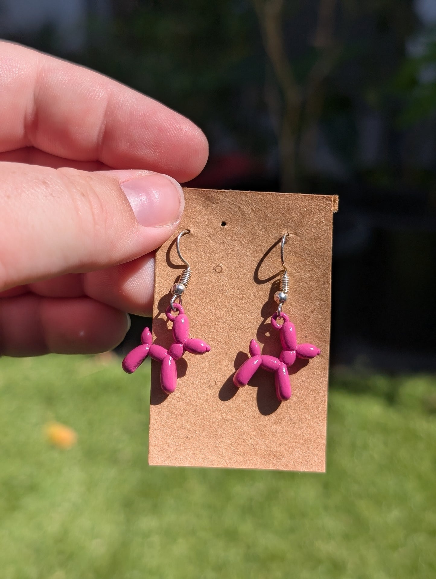 Balloon Dog Earrings