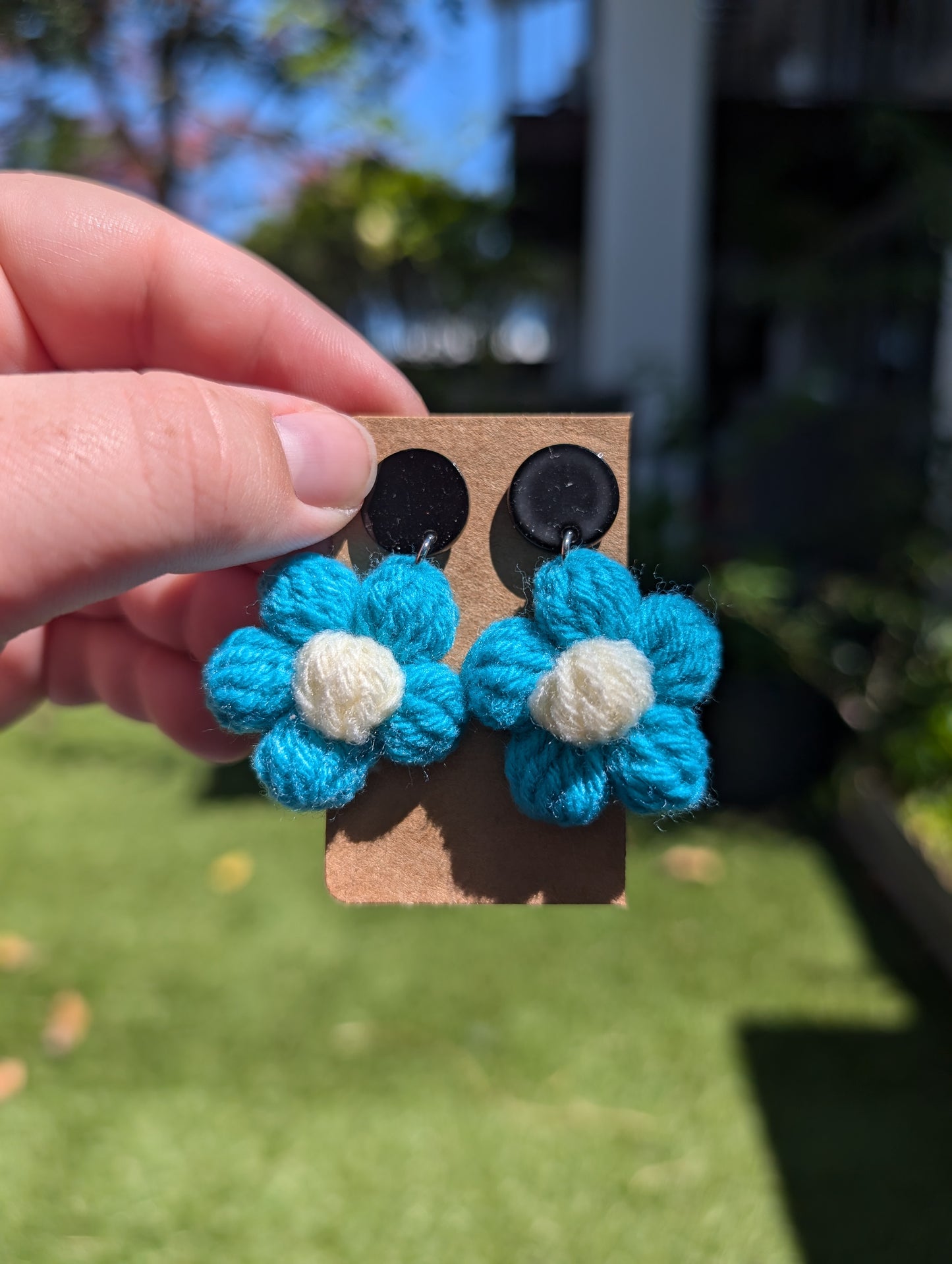 Crochet flower Earrings